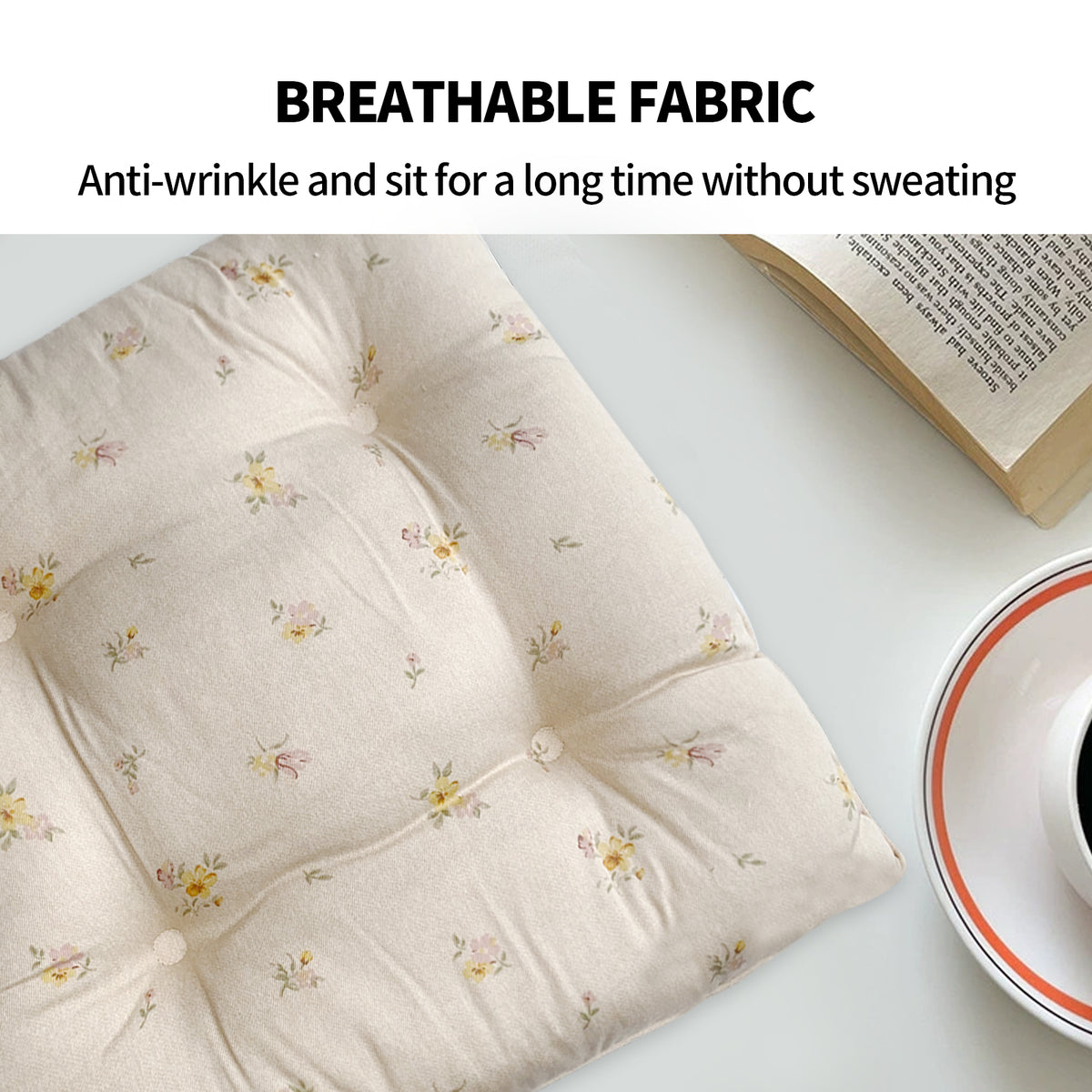 Seat Cushions Outdoor Indoor Cushion Square  Soft Chair Pad