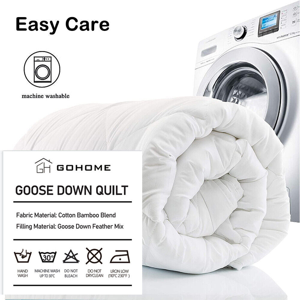 Goose Feather Down Quilt 700 GSM Duvet DoonasQueen:210x210cm