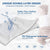 Fully Fitted Waterproof Cotton / Non Woven Mattress Protector Cover Double