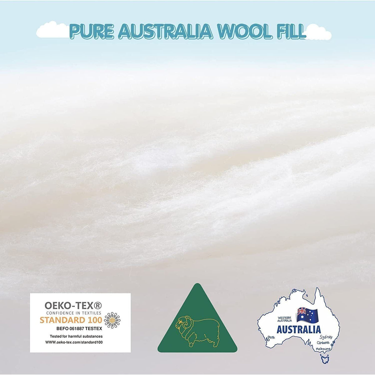 500 GSM Australian Merino Wool Quilt Duvet Doona Summer Winter Single 140cm x 210cm