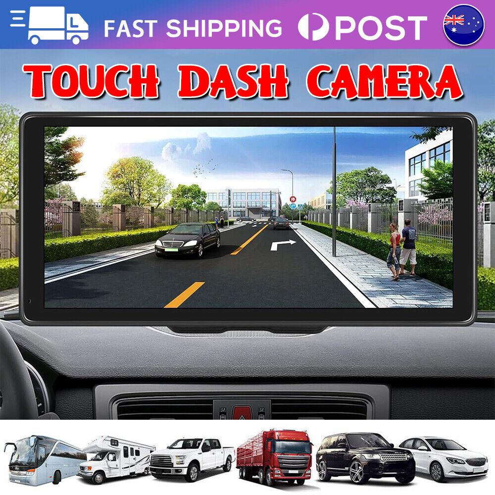 10.26&quot; 4K Dash Cam Car Stereo For Apple Carplay &amp; Android Auto GPS Rear Camera