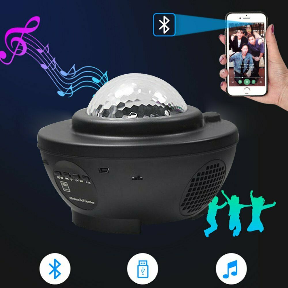 Galaxy Starry Night Light Projector Ocean Star Sky Party Baby Kids Room LED Lamp