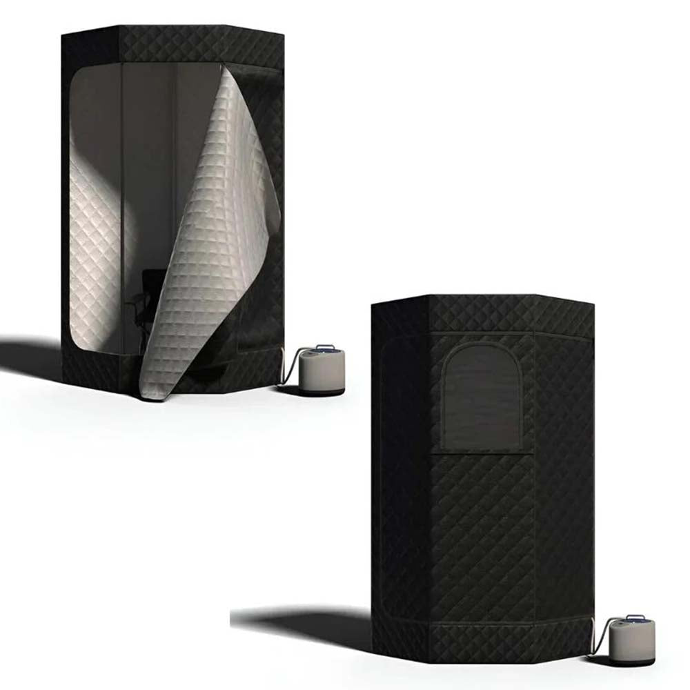 Home Portable Steam Sauna Tent w/Remote Control Foldable Chair Loss Weight AU