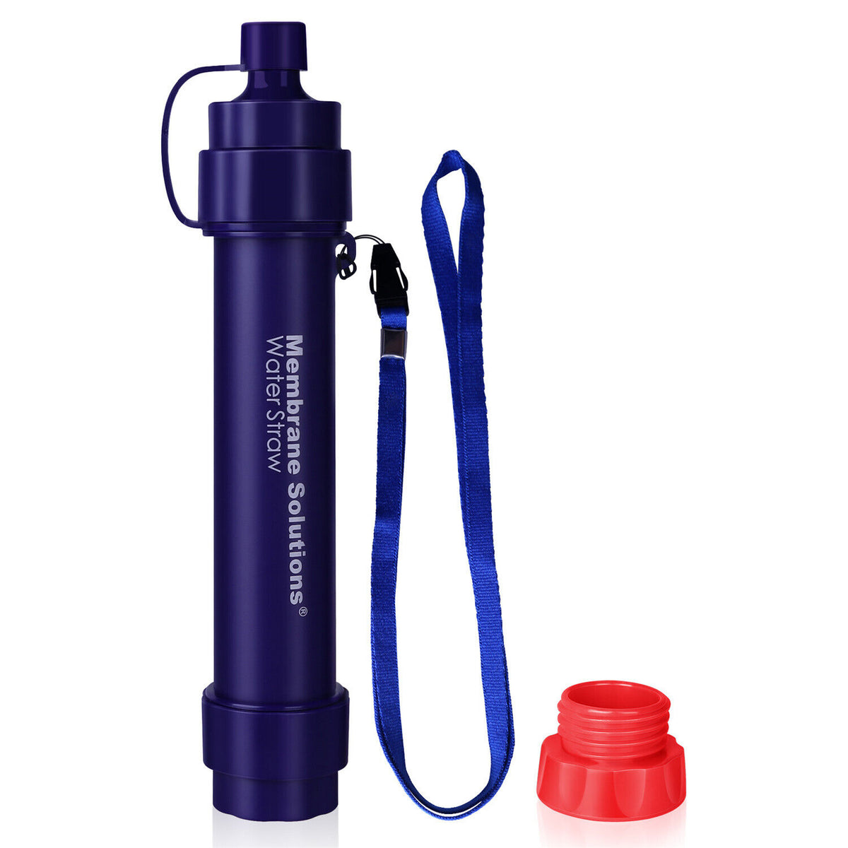 Personal Water Filter Straw 5000L Outdoor Survival Water Purification Straw0.1Î¼m