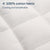 Luxury Mattress Topper Pillowtop Bedding Mat Pad Fitted Cover Underlay DOULBE