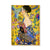 Wall Art 40cmx60cm Lady With A fan By Klimt Gold Frame Canvas