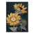 Wall Art 40cmx60cm Sunflowers Black Frame Canvas