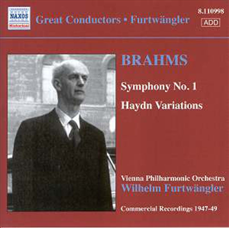 Brahms Symphonyno 1 - Vienna Philharmonic Cd Album