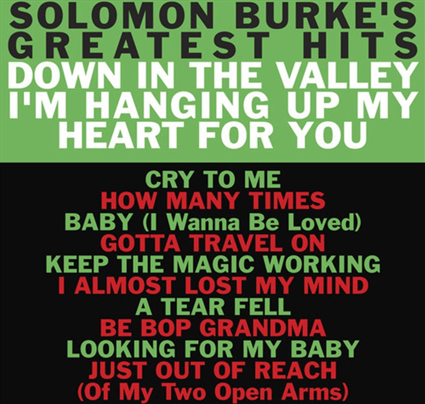 Solomon Burkes Greatest Hits - Burke, Solomon Cd Album