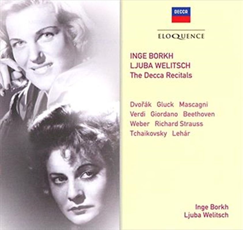 Inge Borkh: Ljuba Welitsch: De - Borkh, Inge And Ljuba Welitsch Cd Album