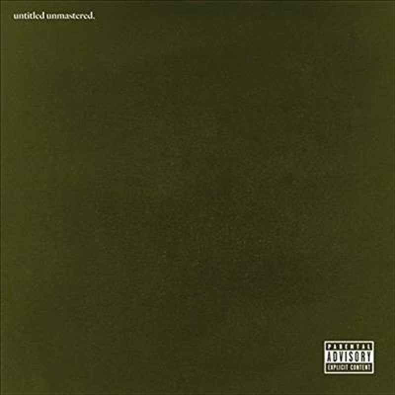 Untitled Unmastered - Lamar, Kendrick Cd Album