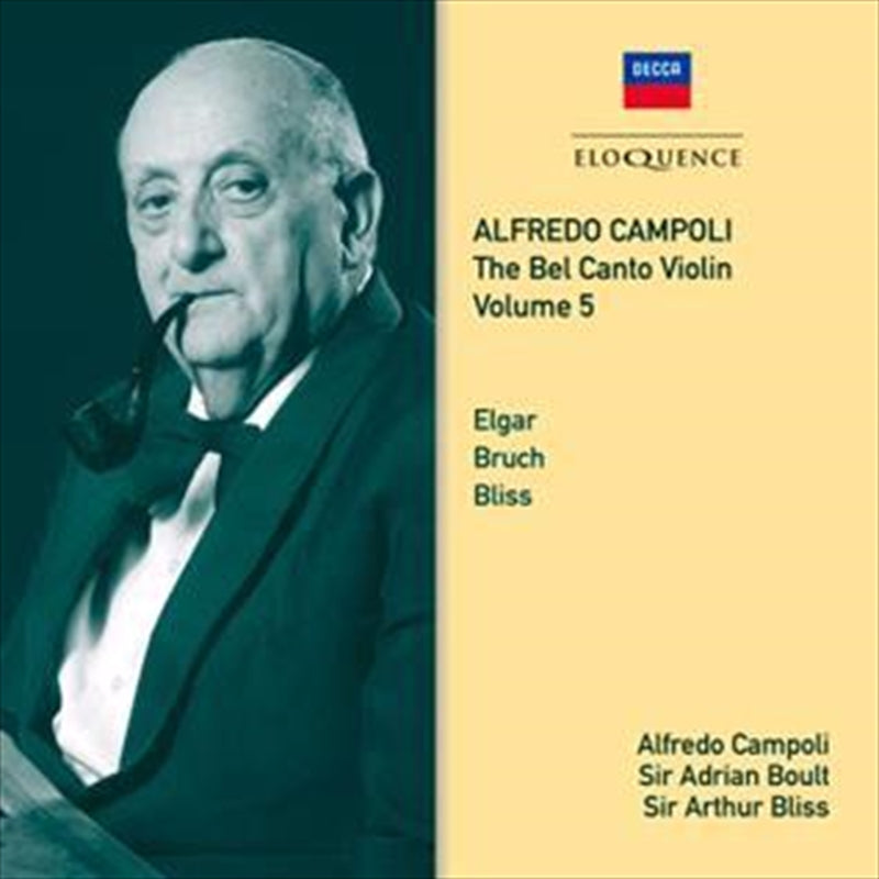 Bel Canto Violin: Vol 5 - Campoli, Alfredo Cd Album