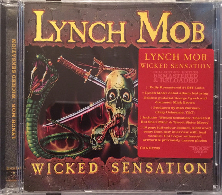 Wicked Sensation: Remastered - Lynch Mob Cd Album