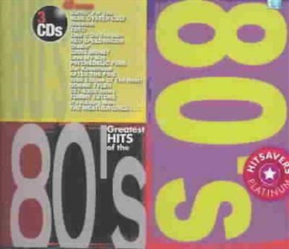 3 Pak: Greatest Hits Of The 80 - Various Cd Album