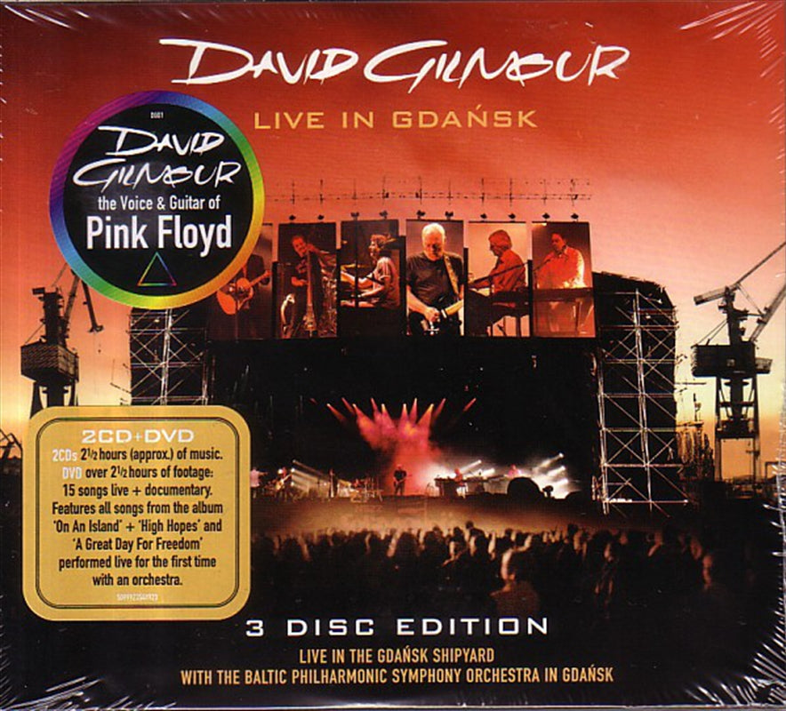 Live In Gdansk: 3 Disc Edition - Gilmour, David Cd Album