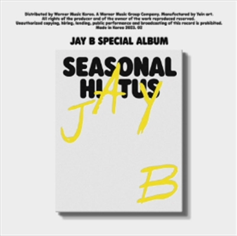 Special Album: Seasonal Hiatus - Jay B Cd Album