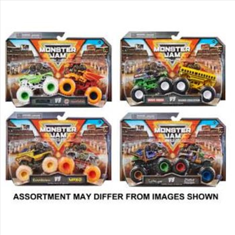 Monster Jam 1:64 Diecast Trucks 2pk (SENT AT RANDOM)