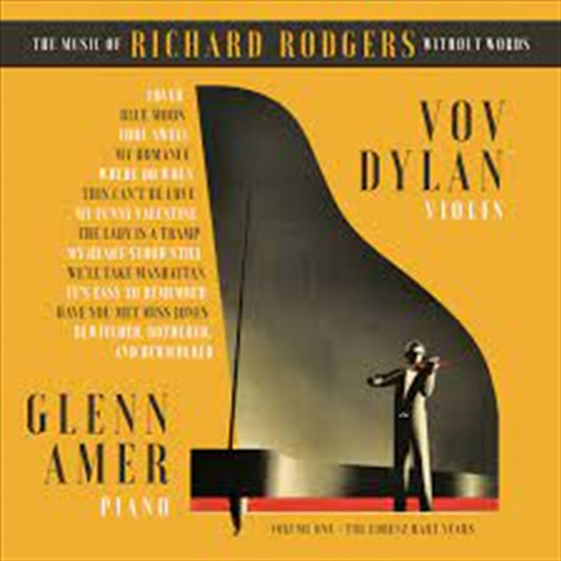 The Music Of Richard Rodgers - Dylan, Vov: Glenn Amer Cd Album