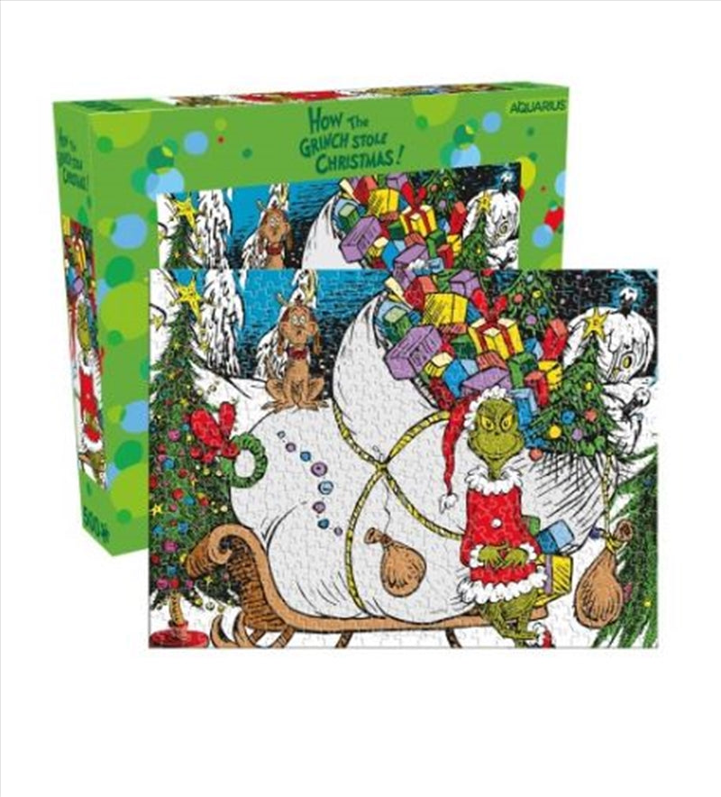 The Grinch Sleigh 500 Piece Puzzle