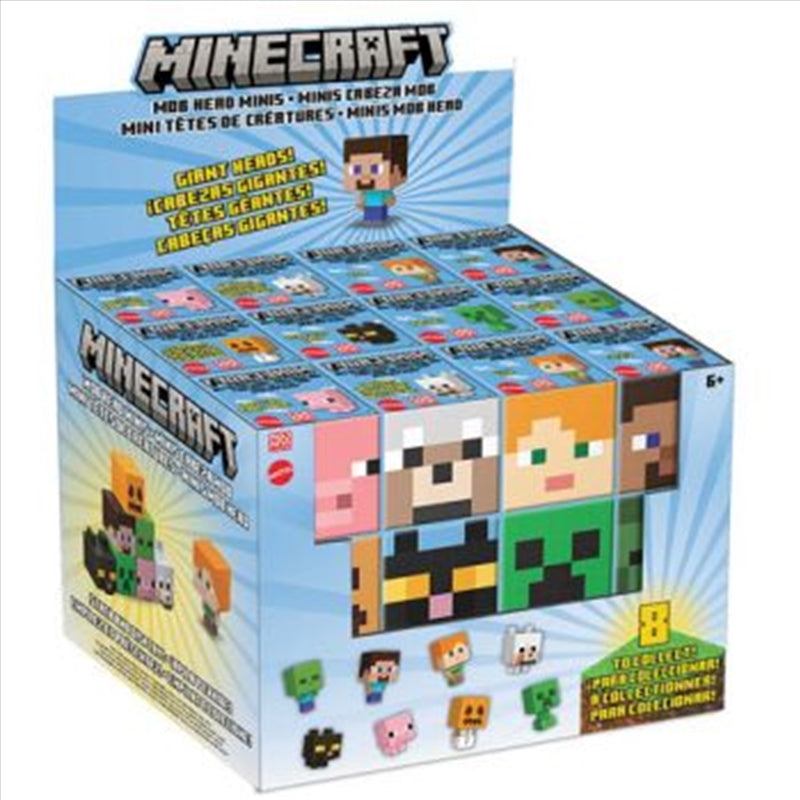 Minecraft MOB Head Minis assorted (Sent At Random)