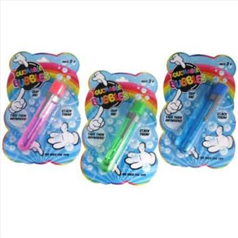 Touchable Bubble Wand Assorted  (SENT AT RANDOM)