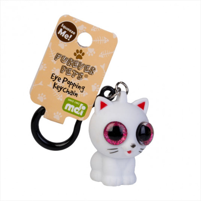 Eye Popping Keyring Cat