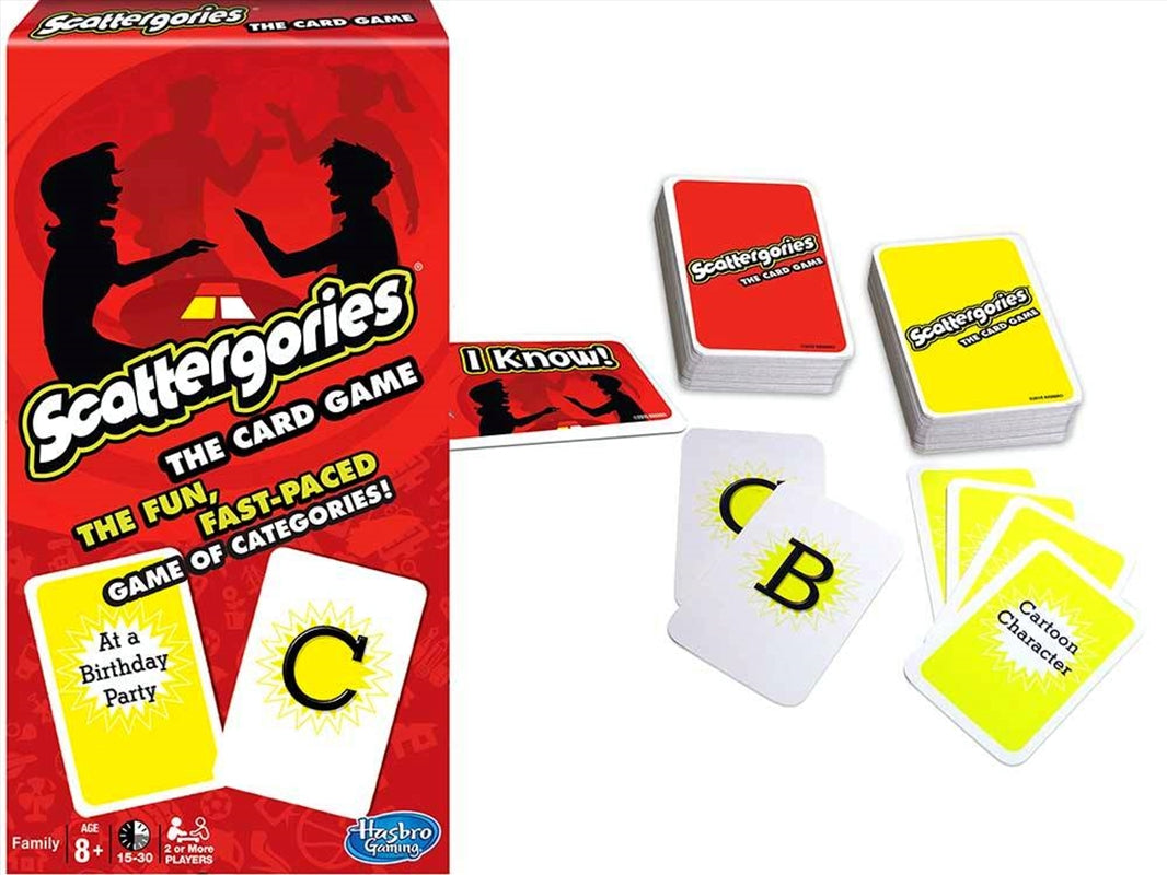 Scattergories Card Game