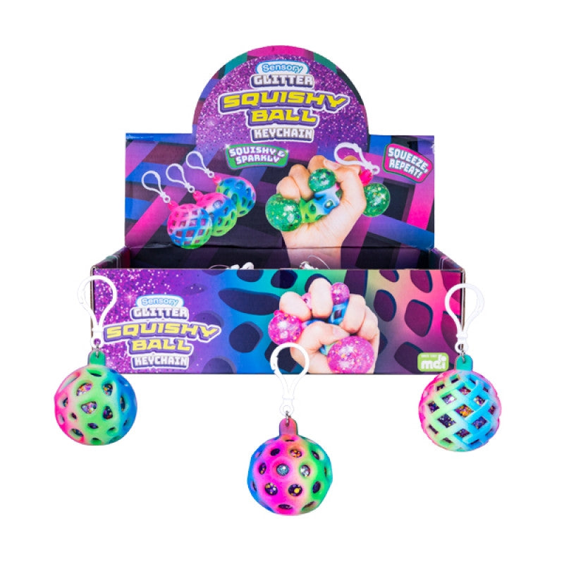 Sensory Squishy Ball K/C Glitt