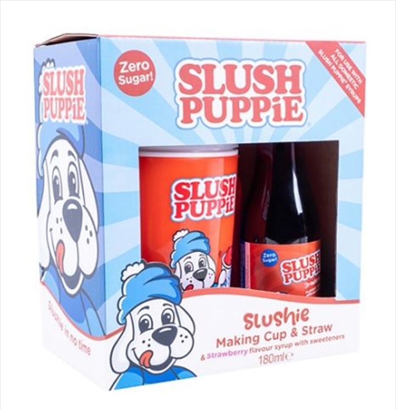 Slush Puppie- Making Cup &amp; Strawberry Syrup Set