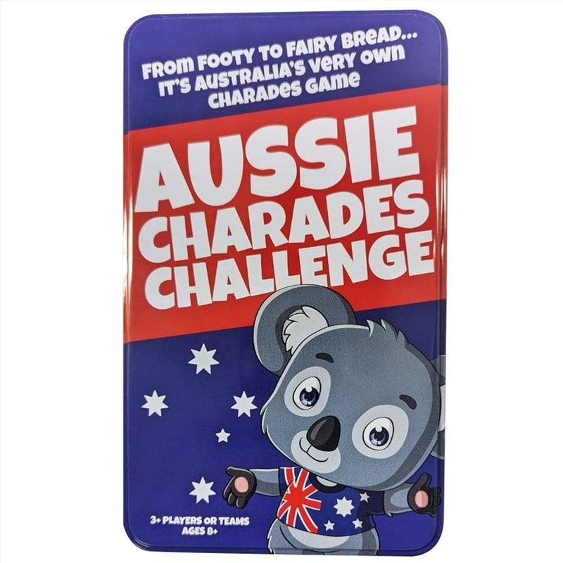 Aussie Charades Challenge Tin