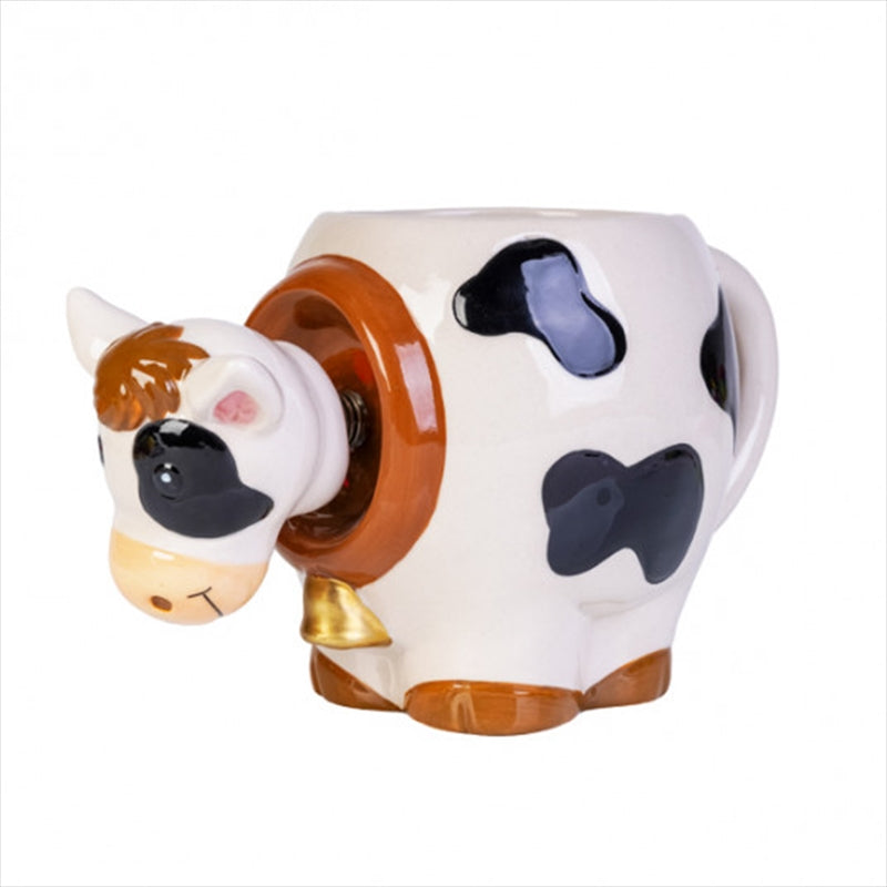 3D Bobble Head Mug Cow