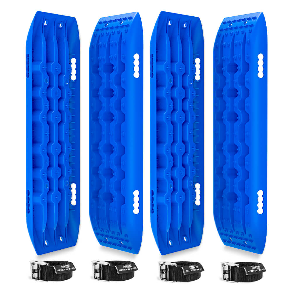 X-BULL Recovery Tracks Gen 2.0 10T Sand Mud Snow 2 Pairs Offroad 4WD 4x4 2PC 91CM Blue