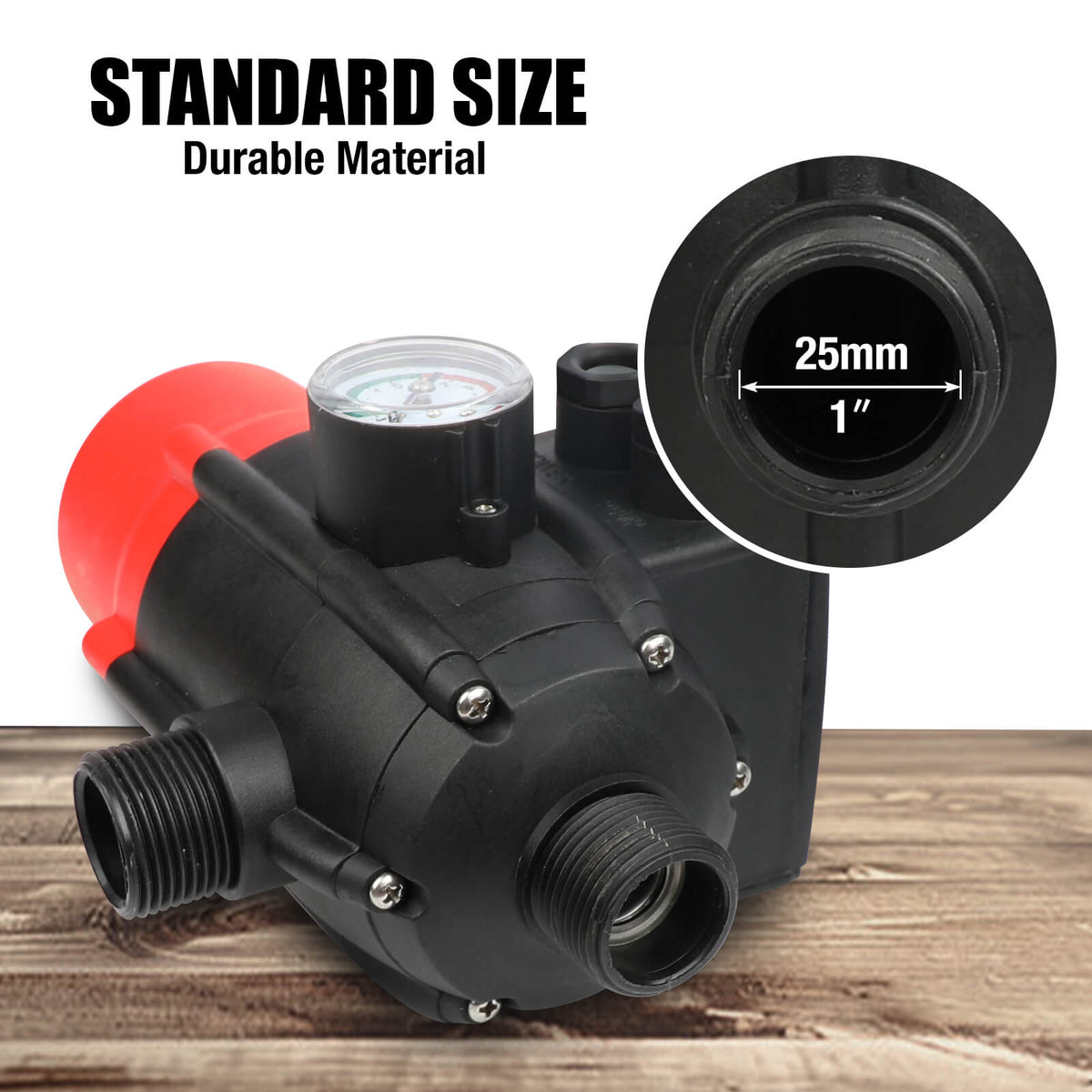 ETOSHA Water Pressure Pump Controller Auto Switch Control Electric BLACK