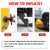 X-BULL Exhaust Jack Recovery Jack Air Bag Multi Layer Truck Rescue Kit 4x4 4WD 10 Units