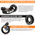 X-BULL 4WD Recovery Kit Snatch Strap Soft Shackles Folding Shovel Survival 4X4