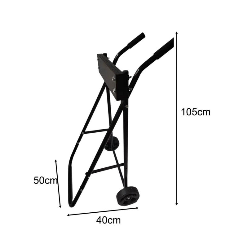 Outboard Boat Motor Stand Carrier Cart Engine Stand Multi Purpose Easy to Use Sturdy Support,Trolley for Storage Maintenance
