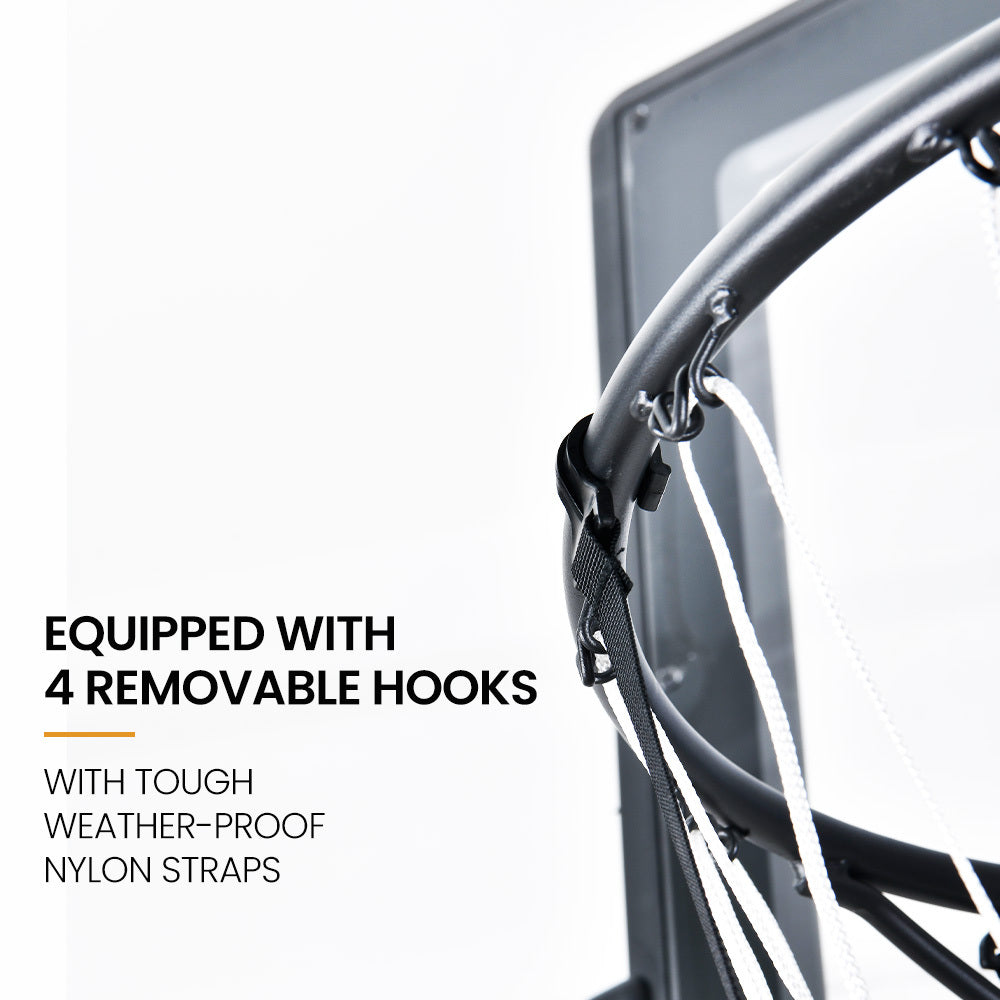 DR. DUNK Basketball Return System, with 360 Degree Universal Attachment