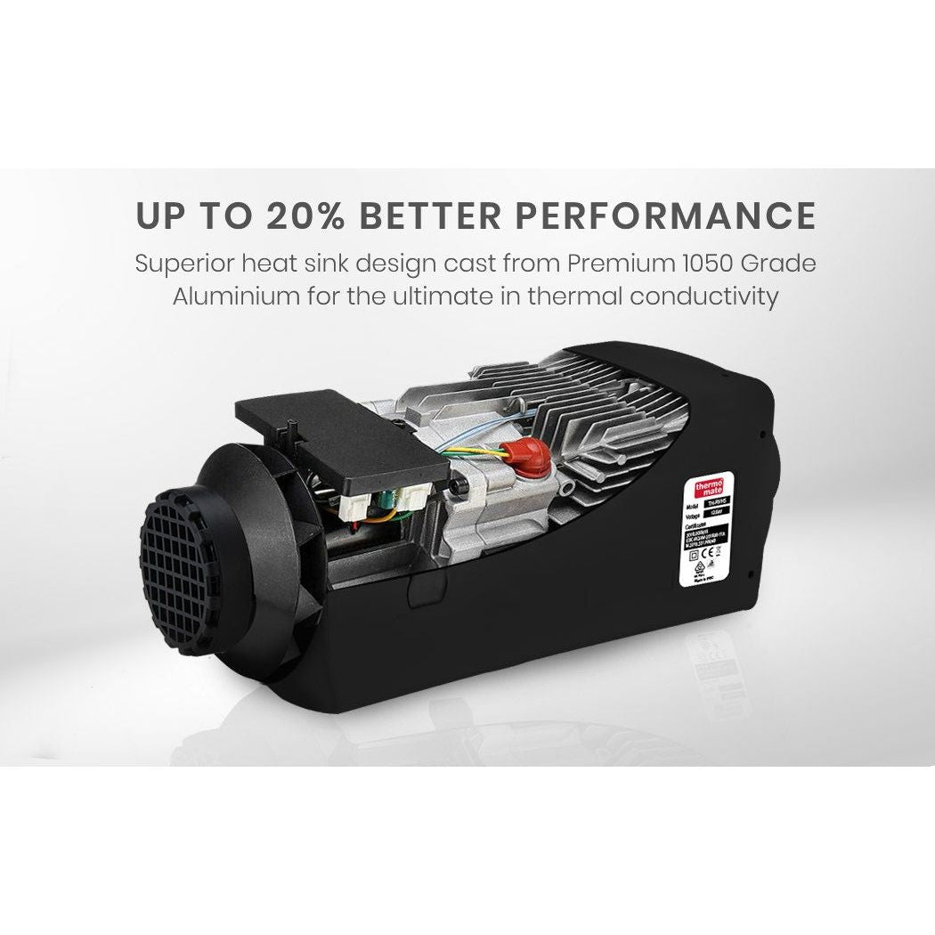 Thermomate Diesel Heater 12V 5kW Caravan Tank Remote Camper Trailer Van Air Motorhome Parking RV