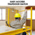 Baumr-AG 1.9 x 0.8 x 1.8m Adjustable Mobile Scaffold Platform, Guard Rail, Outrigger Wheel Set, Trapdoor Hatch