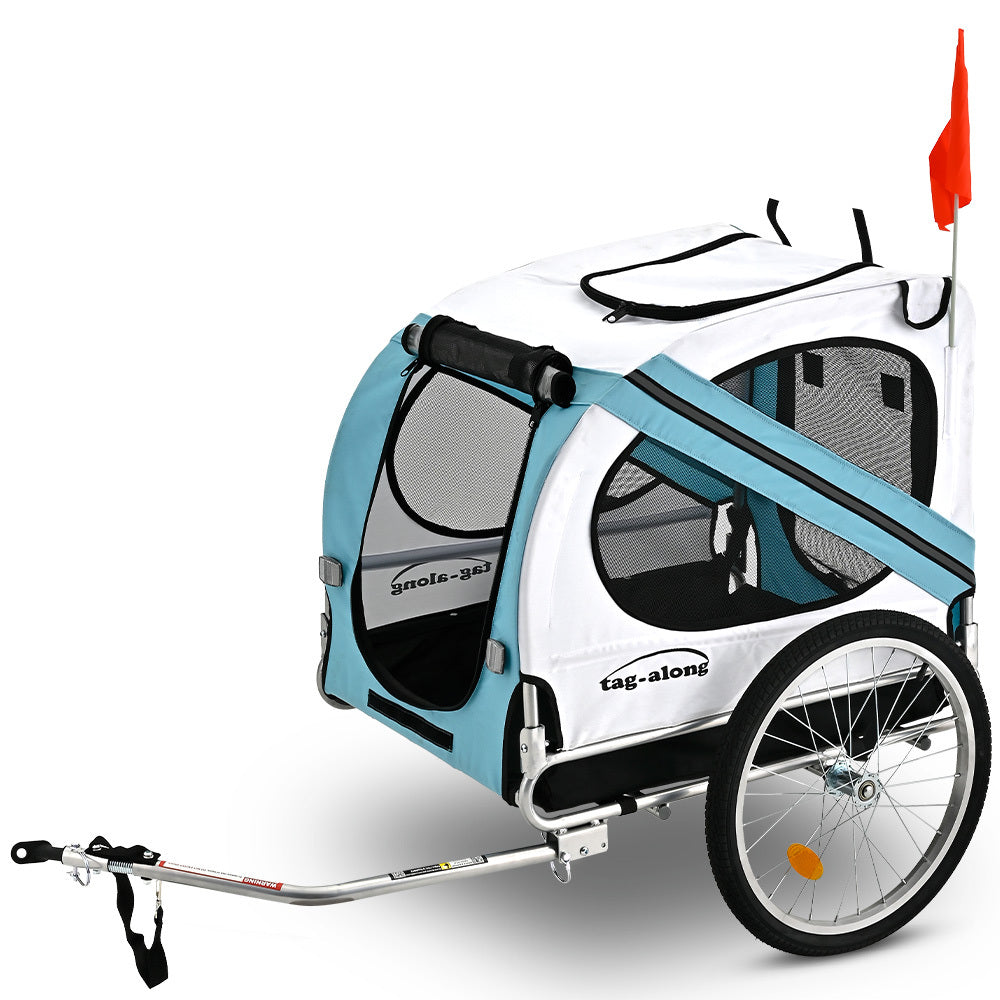 TAG-ALONG Pet &amp; Cargo Bike Trailer, Bicycle Pet &amp; Cargo Trailer, Jogger, Cargo Carrier, Blue