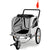 TAG-ALONG Pet & Cargo Jogger Bike Trailer, Pull Behind Bicycle Trailer Carrier Stroller, Grey