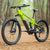 VALK Titan 9+ Electric Dual Suspension Mid Drive Mountain eMTB Bike, Medium Frame, Black/Lime