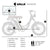 VALK Nomad Electric Fat Tyre Bike, 350W, 32km/hr, Throttle ebike, Disc Brakes, Step-Through Alloy, Shimano 7 spd, 20x4" Kenda Tyres, Suspension, Black