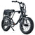 VALK Nomad Electric Fat Tyre Bike, 500W, 45km/hr, Throttle ebike, Disc Brakes, Shimano 7 spd, 20x4" Kenda Tyres, Suspension, Black