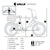 VALK Nomad Electric Fat Tyre Bike, 500W, 45km/hr, Throttle ebike, 20x4" Kenda Tyres, Shimano 7 spd, Suspension, Black