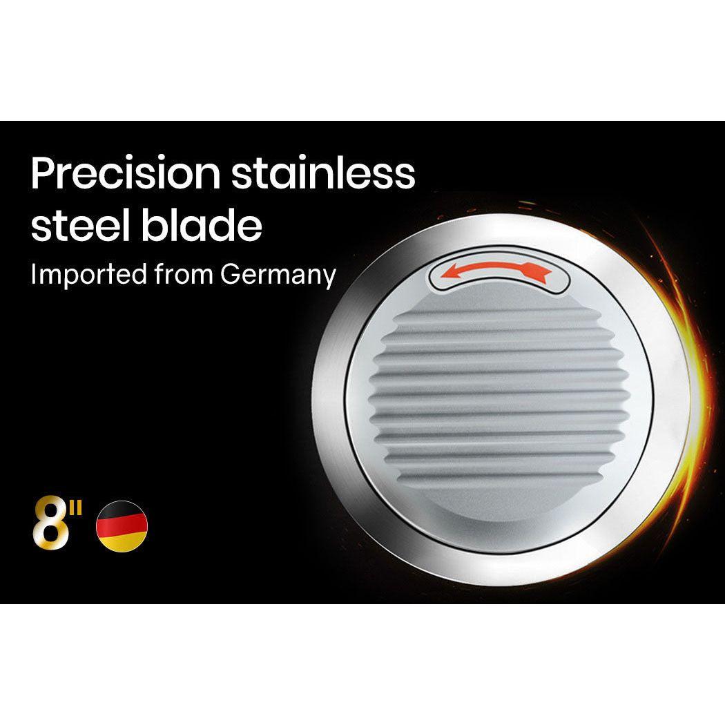EUROCHEF 8 Inch Commercial Meat Slicer 280W Electric Food Cutting Machine, Deli Shaver Cutter 200mm