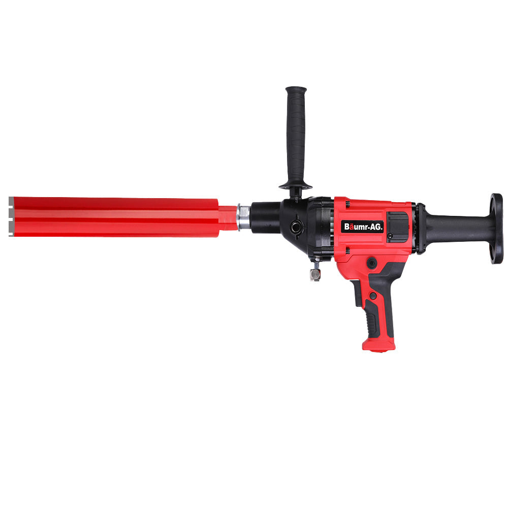 BAUMR-AG 1800W 120mm Handheld Core Drill &amp; 76mm Diamond Drill Bit Combo, for Concrete Coring Hole Drilling