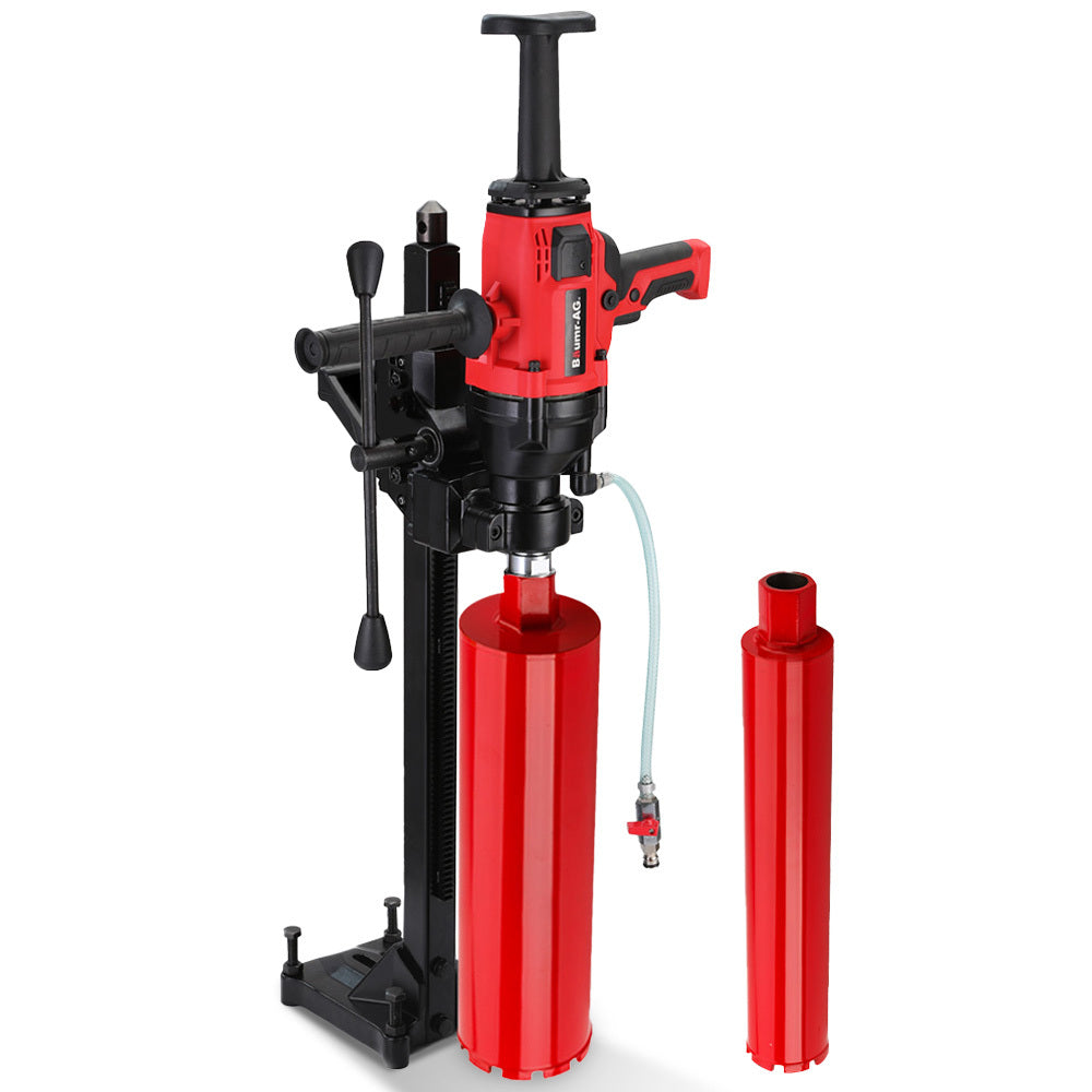 BAUMR-AG 2000W 160mm Handheld Core Drill w/Stand,63mm &amp; 127mm Drill Bit Combo, for Concrete Coring Hole Drilling