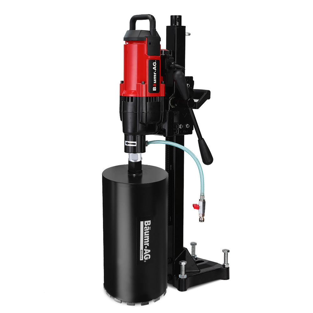 BAUMR-AG 3200W 280mm Vertical Stand Core Drill &amp; 202mm Drill Bit Combo, for Demolition Concrete Coring Hole Drilling