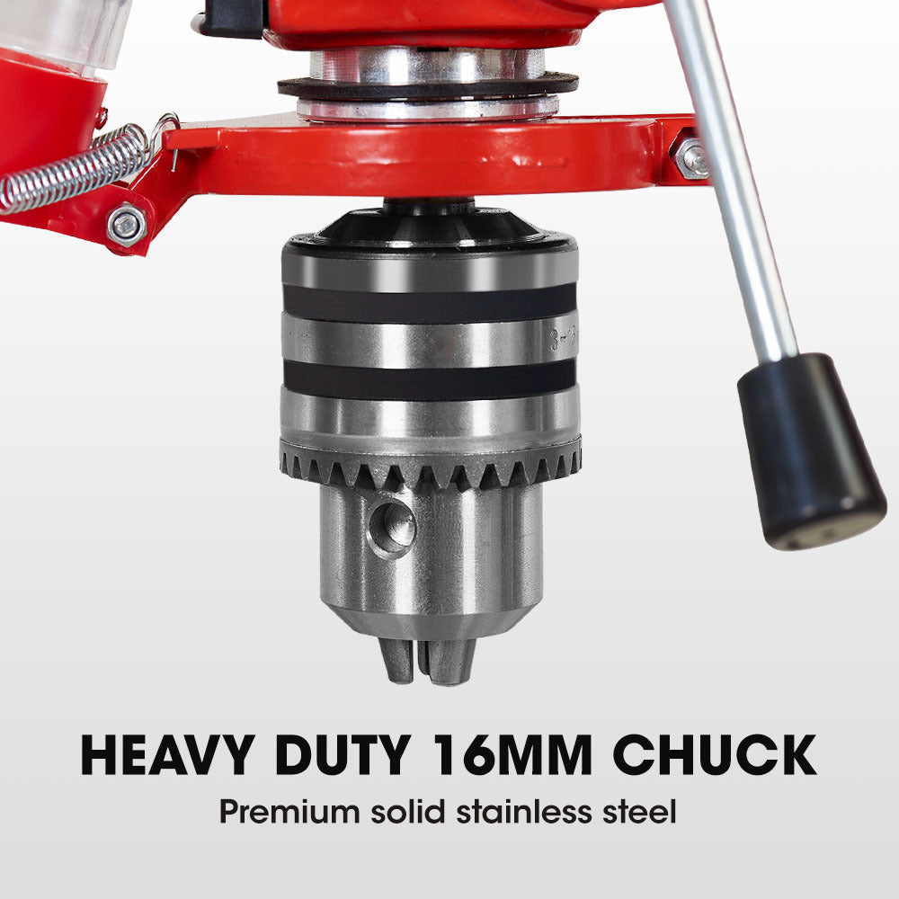 Baumr-AG DP15 600W 10" Pedestal Bench Drill Press, 12 Speeds, 16mm Chuck (DP15 II)